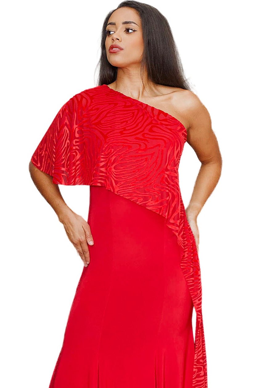 Add some sass and sophistication to your wardrobe with our D213 Short 1-Shoulder Sheath Dress! The one shoulder design adds an alluring touch while the velvet fabric float adds a touch of elegance. Perfect for a night out or special occasion, this dress will surely turn heads!pictured in red