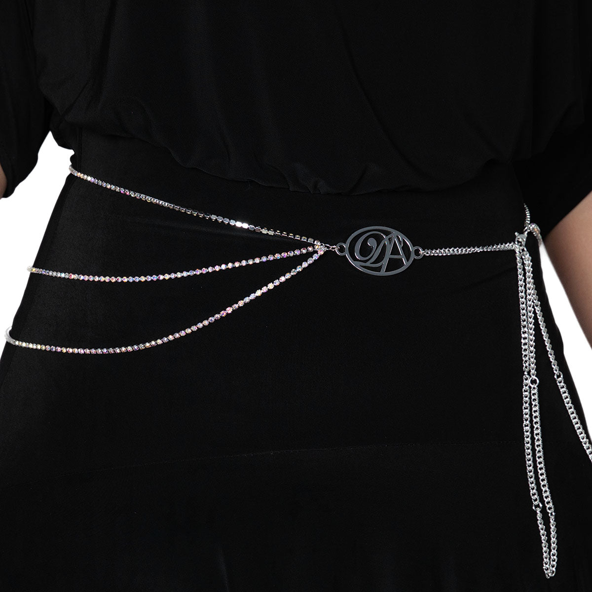 B012 DA Signature Chain or Rhinestone Belt