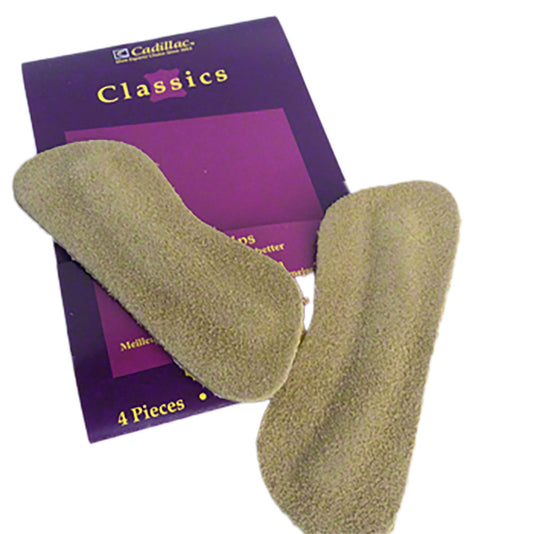 Experience ultimate comfort with HEEL GRIPS by HALTER PADS. These self-stick grips provide a perfect fit for slightly wide or stretched out shoes, while the padded suede discs add extra cushioning under the ball of your foot. Join thousands of satisfied women and treat your tired feet with this thin, soft pad.