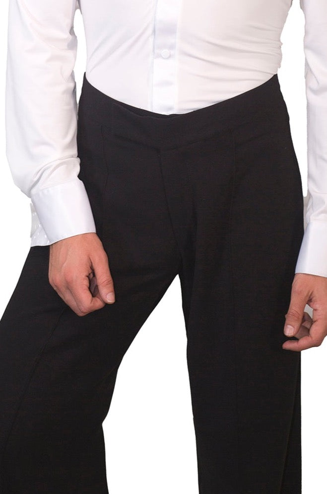 Crafted for the modern man, the MP1 Simple Latin Pant effortlessly blends style and function. With a sleek design and superior ballroom performance, these mens pants provide the perfect balance of comfort and elegance. Whether you're on the dance floor or out on the town, these pants are sure to impress.