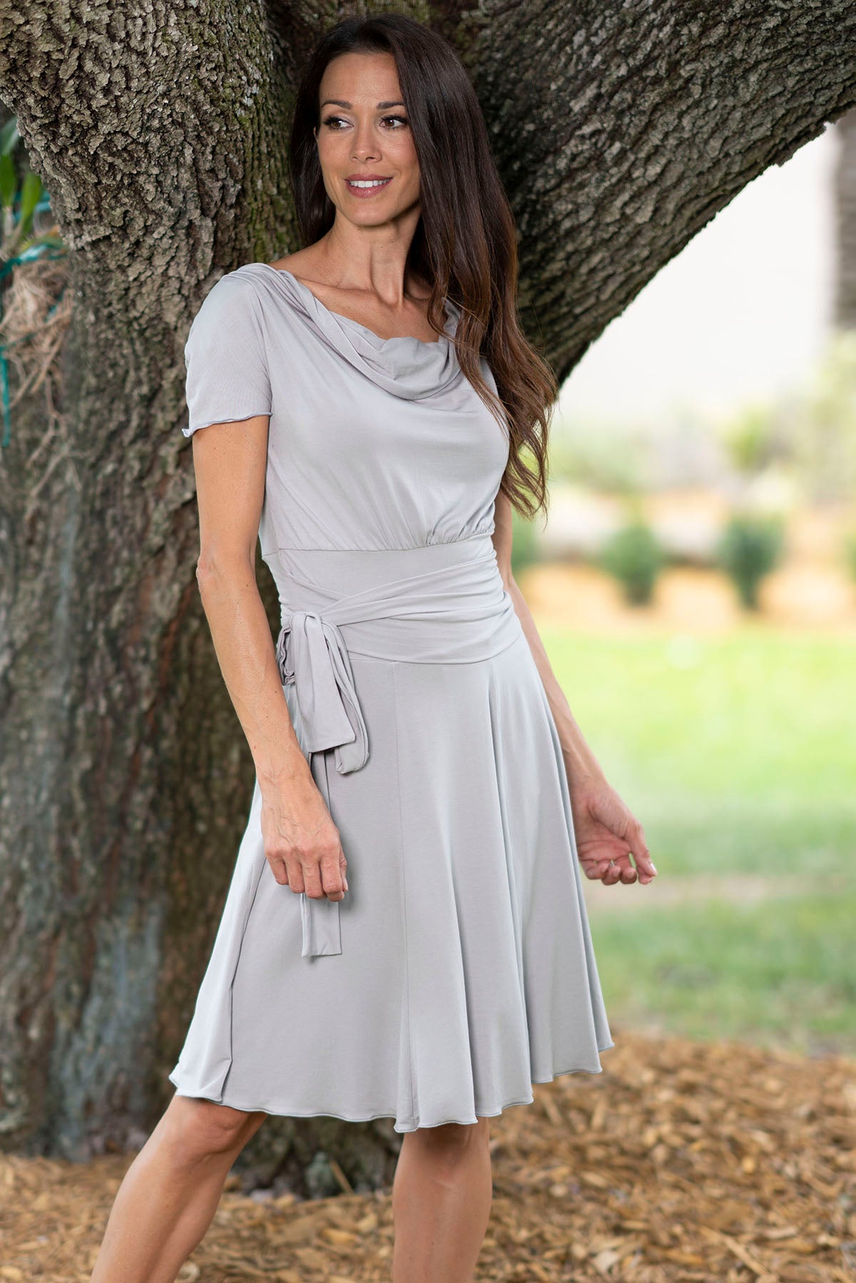 Effortlessly chic, our ND1 Simple Sun Dress combines style and comfort with its natural fabric and trendy belt. Perfect for any occasion, the built-in shorts provide convenience while maintaining a clean and modern look. Embrace the beauty of simplicity with this versatile dress. heather