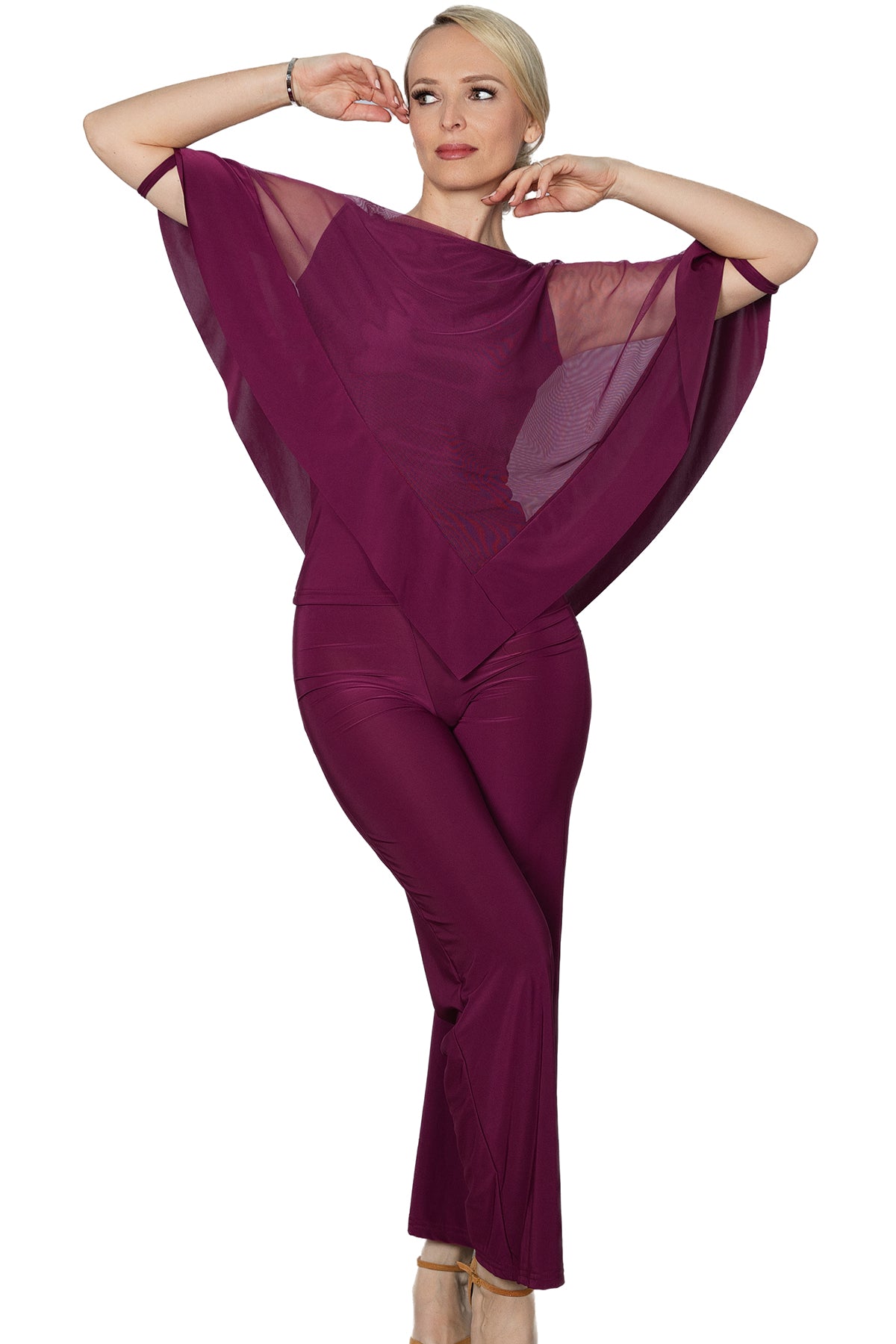 P2401 Yoga Pants  Introducing P2401 Yoga Pants. Designed for maximum comfort and flexibility, these pants make movement a breeze for your dance routines. The easy-wear material allows for effortless transitions while maintaining a comfortable fit. Upgrade your dance wardrobe today. wine