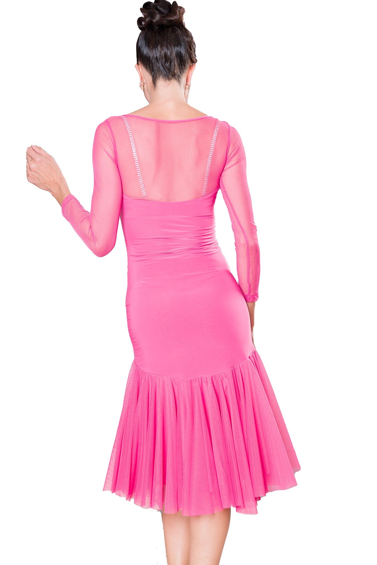 D2405 Short Ruched Sweetheart Dress