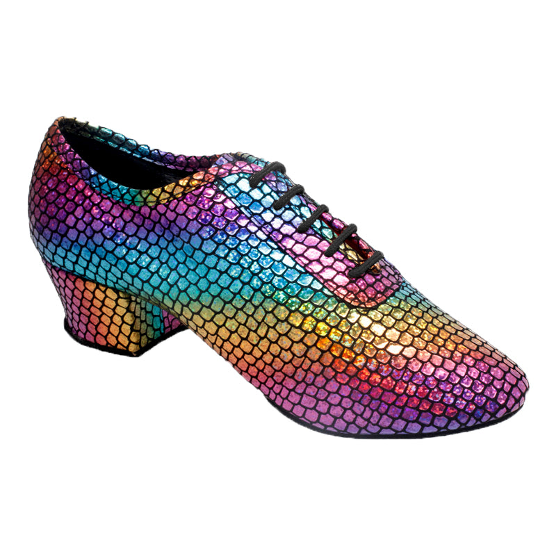 Solstice Rainbow  •&nbsp;Semi rounded toe shape •&nbsp;Split sole flexibility •&nbsp;Super soft Italian bright metallic&nbsp;print leather •&nbsp;Sports grade heel support material •&nbsp;Antibacterial lining •&nbsp;Biomechanical latex arch support and heel cushioning •&nbsp;Lightweight design •&nbsp;1.5” Practice heel