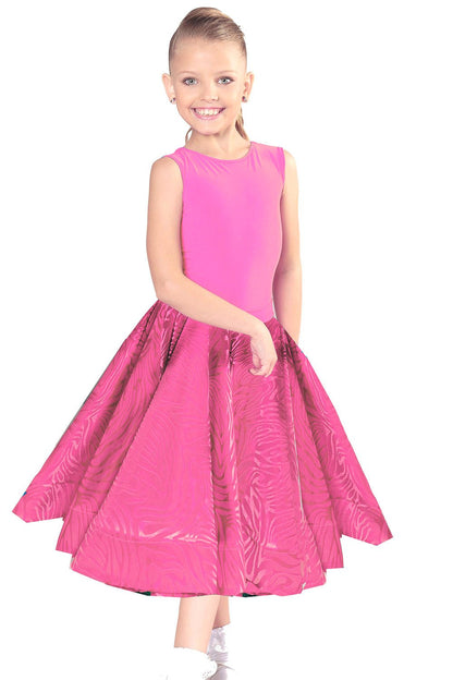 JR - S2 Girls Burnout Velvet Ballroom Skirt - Dance America