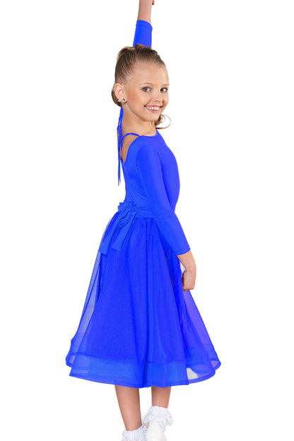 JR - S2 Girls Mesh Ballroom Skirt - Dance America