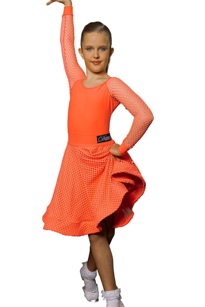 JR - S3 Girls FULL MESH Customizable Skirt - Dance America