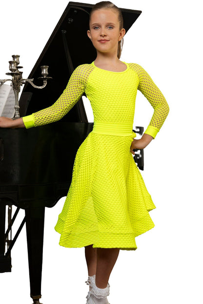 JR - S3 Girls FULL MESH Customizable Skirt - Dance America