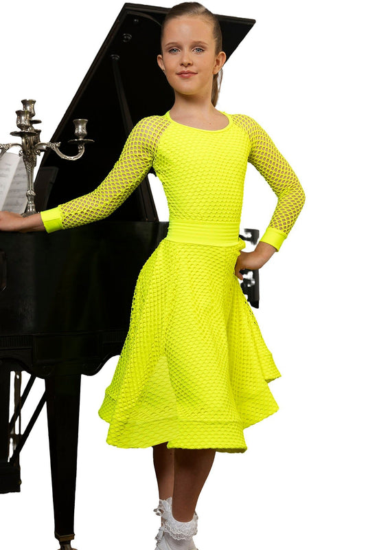 JR - S3 Girls FULL MESH Customizable Skirt - Dance America