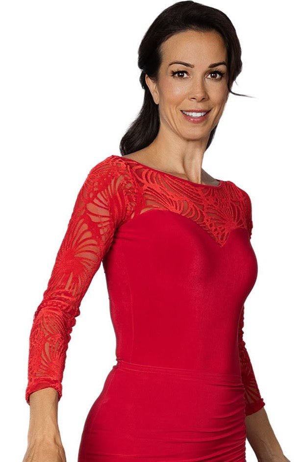 Velvet Sweetheart Leotard Ballroom Dancewear | Dance America Velvet Sweetheart Leotard Ballroom Dancewear | Dance America