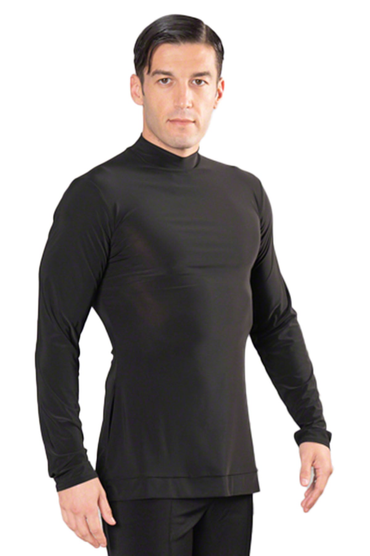 The MS6A Simple Turtleneck Shirt without Trunks is a versatile and stylish addition to any wardrobe. Its sleek design and comfortable fit make it perfect for both casual and professional settings. Crafted with high-quality materials, this shirt is sure to last and provide maximum comfort. Elevate your style with this must-have turtleneck shirt. pictured in black