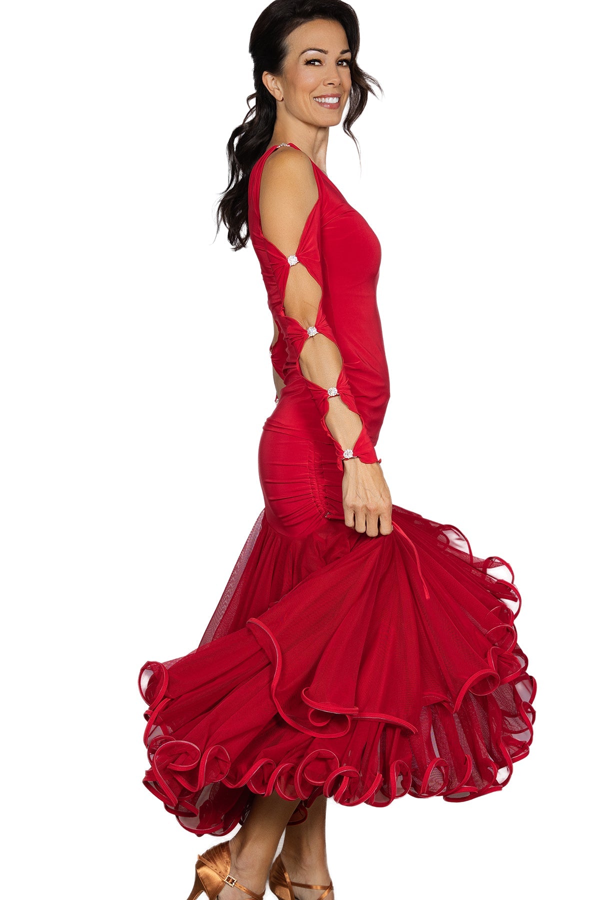 S2414 Long Flamenco Skirt - Dance America