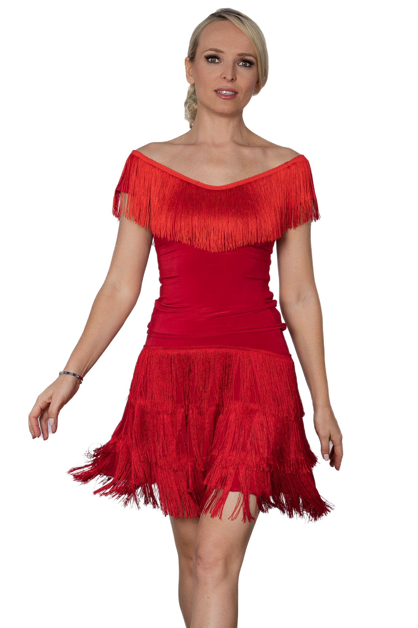 S2431 Short Full Fringe Skirt - Dance America