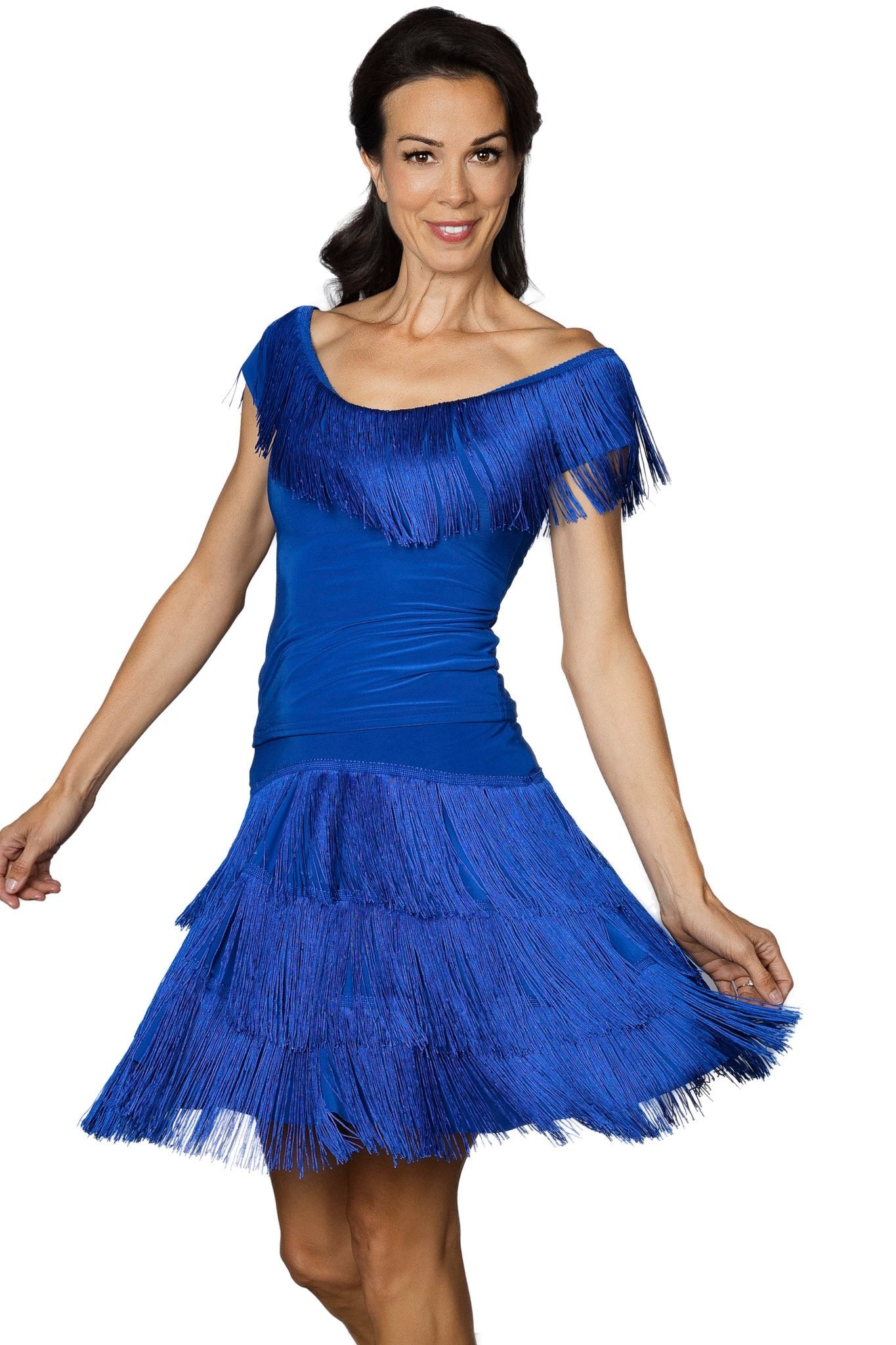 S2431 Short Full Fringe Skirt - Dance America