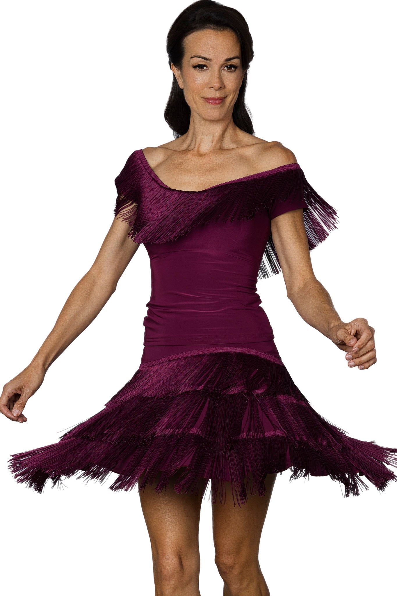 S2431 Short Full Fringe Skirt - Dance America