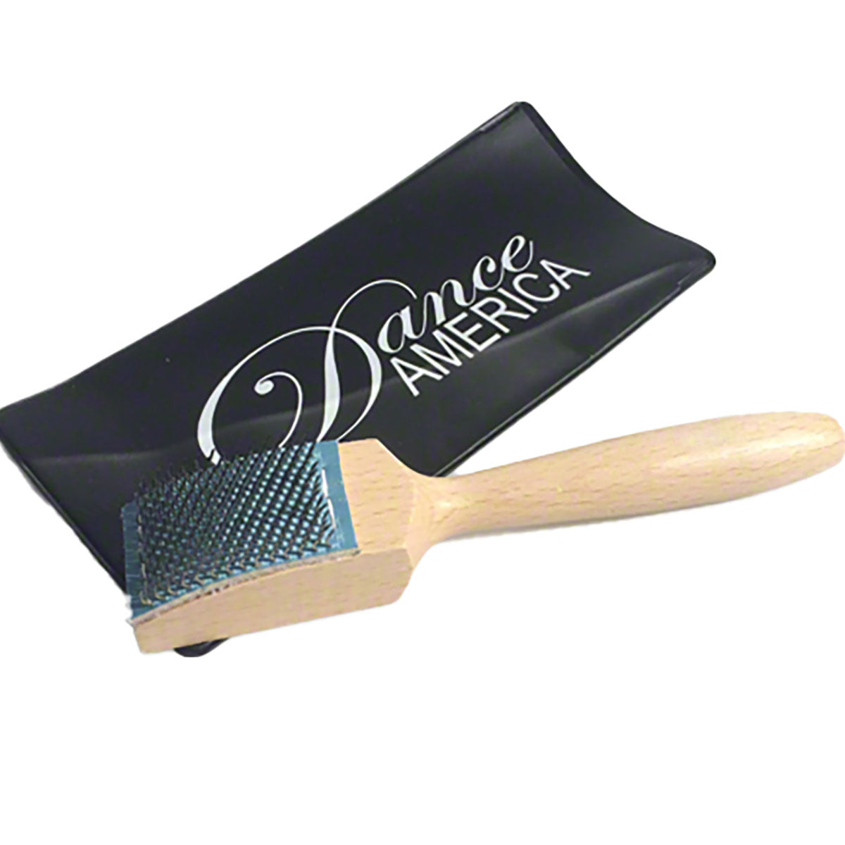 This steel brush is a must-have for any dancer, perfect for cleaning dirt and wax build-up on shoe soles and restoring the original finish. Its plastic slip cover protects against snagging in your shoebag, making it a convenient and necessary accessory for all dancers. Keep your shoes in top condition with this elegant and exclusive brush.