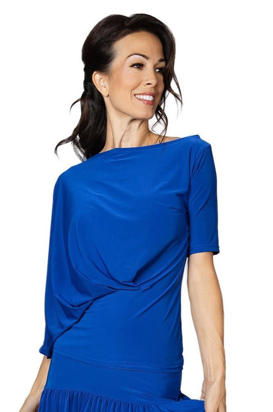 T2411 Asymmetric Bloused Top - Dance America