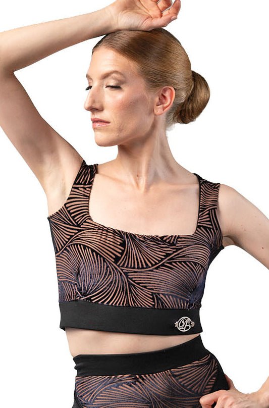 T2501 FlexFit Square‑Neck Crop Top - Dance America