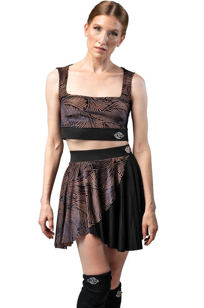 T2501 FlexFit Square‑Neck Crop Top - Dance America